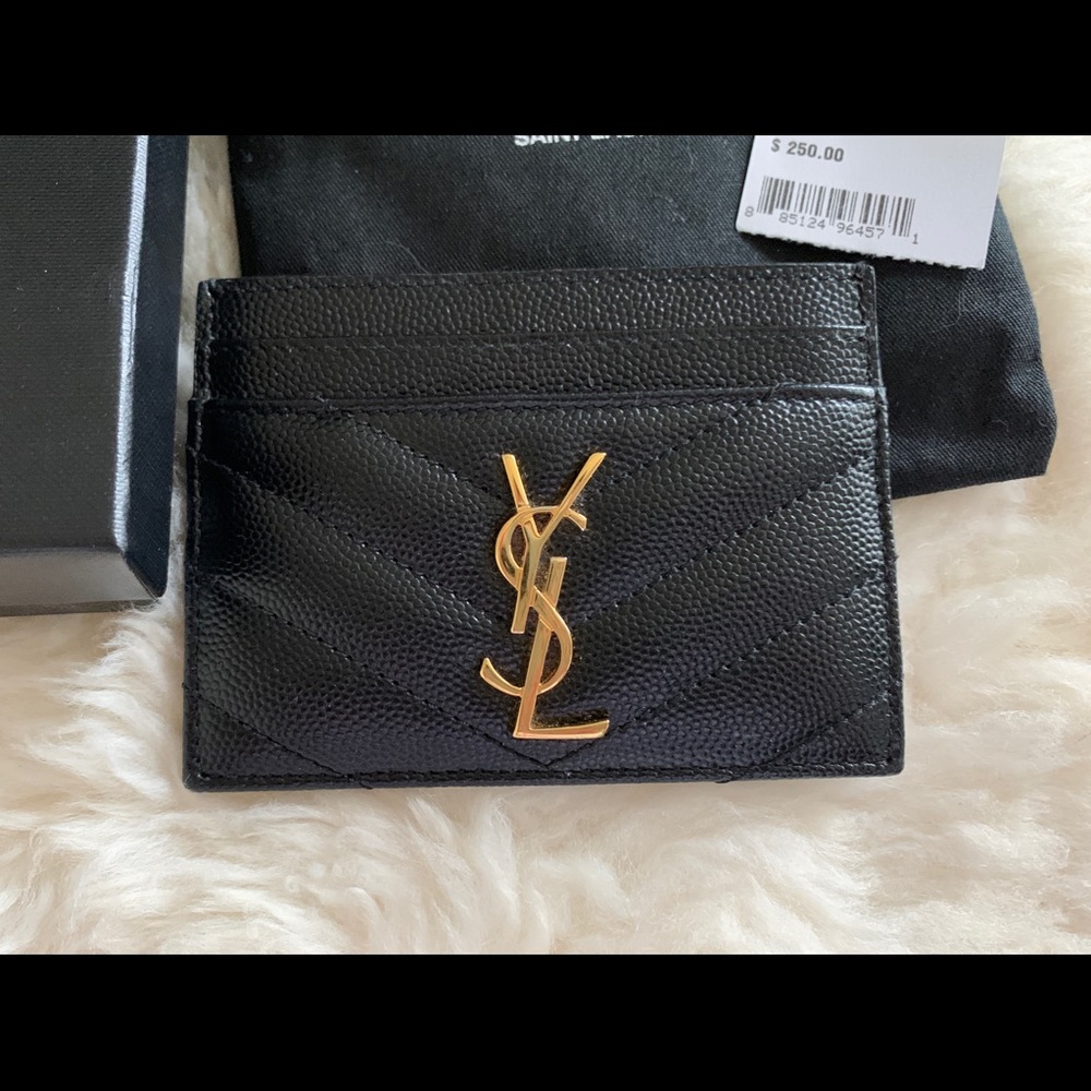YSL card holder